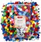 Incraftables 300 pcs Pom Poms with Googly Eyes. Best Colored Cotton 1 inch Puff Balls Pompom for DIY Crafts, Hats, Arts and Decorations. Multicolor Puffy Pompoms Gift Set for Kids & Adults